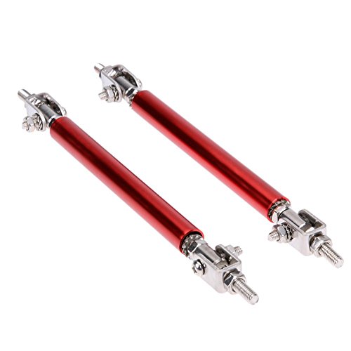 image for Whitelotous 2pcs Universal 100mm Adjustable Car Auto Front Bumper Lip 