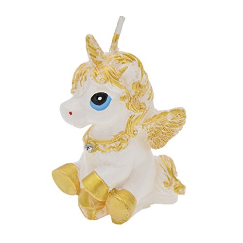 Cute Feeder Unicorn Panda Shape Birthday Candles Unique Party Cake Decor Gift - Thumbnail 7