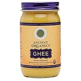 ANCIENT ORGANICS 100% Organic Ghee from Grass-fed Cows, 16oz
