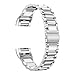 Oitom Stainless Steel Bands Compatilbe Fitbit Charge 2,Premium Stainless Steel SS Metal Replacement Watch Band Strap for Fitbit Charge 2 Smart Fitness Watch (Silver with Clear Diamond)