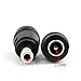 Areyourshop 6 Pcs New Copper DC Power 5.5mmx2.1mm Female to 5.5mmx2.5mm Male Adapter