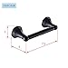 Cavoli Bathroom Toilet Roll Paper Holder Bronze,Hanging Oil Rubbed Bronze Toilet Paper Holder,Wall Mounted Black/ORB