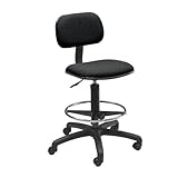 Safco Products Economy Extended Height Chair (Additional options sold separately), Black