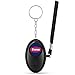 Personal Alarm,Alarm Keychain Fnova 120DB Super Volume with LED Mini Flashlight Safety Alarm for Women, Kids, Elderly, Students, etc(Black) (1 pack) …