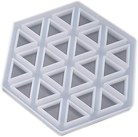 Andifany Coaster Concrete Silicone Mould Diamond Stripe Shaped Design Diy Epoxy Resin Gypsum Crafts Cement Tray Mold B