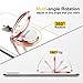 Humixx Phone Ring Holder, Stainless Steel Cell Phone Finger Stand, 360° Rotation Thin Kickstand, Magnetic Car Mount for iPhone XR/XS Max, Samsung S10, Huawei P30 - Rose Gold