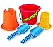 Hape Sand Toys 5-in-1 Beach Set Toys, Multicolor primary