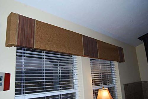15" drop Cosmopolitan Style Window Cornice Kit- 48" wide window and smaller