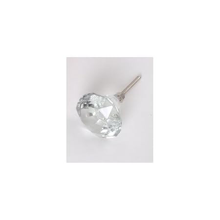 Bombay Duck 4cm Faceted Glass Drawer Knob Amazon Co Uk Kitchen