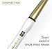 Curling iron, Perfectwo Studio Salon Collection Digital Ceramic Curling Wand, Hair curler, White-Gold