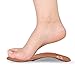 Security Full Length Leather Orthotic Insole Arch Support Insole Suitable for All Shoes(US Women's 8)