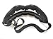 WOLFBIKE CS Windproof UV400 Snowmobile Bicycle Bike Motorcycle Ski Goggle Protective Glasses (Black)