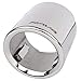 Moonet Chrome Stainless Steel Exhaust Muffler Tip for 2014 2015 2016 Toyota Rav4 7.5cm Inlet