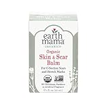 Organic Skin & Scar Balm by Earth Mama | Reduces the Discomfort and Appearance of C-Section Scars and Pregnancy Stretch Marks, 1-Fluid Ounce
