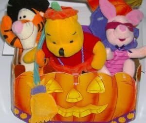 Winnie the Pooh Halloween Plush Set Pooh Piglet &amp; Tigger in Costumes