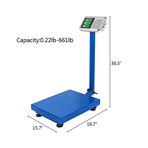 Báscula Balanza Hasta 300 Kg Acero Inox Uso Industrial Com - Imagen 8