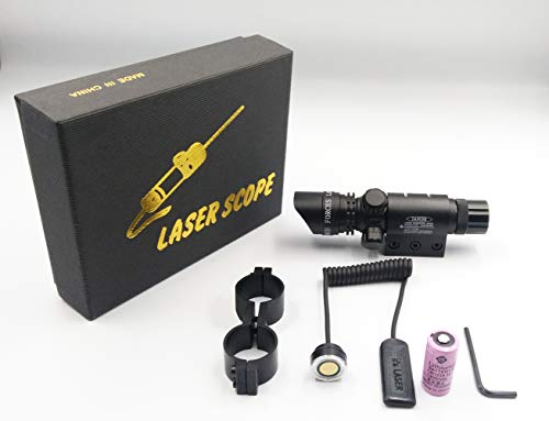 StrongTools Waterproof Green Dot Laser Sight Adjustable Sight for Rifles & Shotguns with Mounts and Cable Press Switch (Rifle-Green) - Thumbnail 6