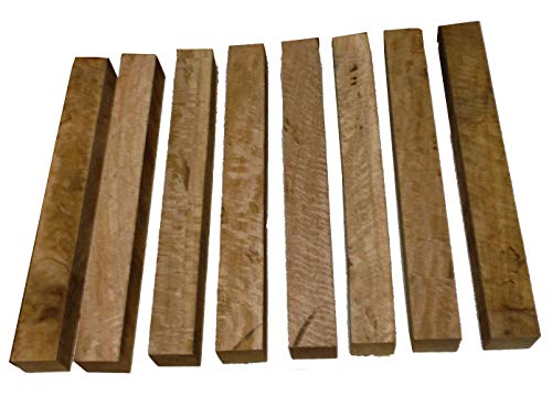 4 mango turning squares 18" long x 1.5 x 1.5 inches for calls, cues, table legs