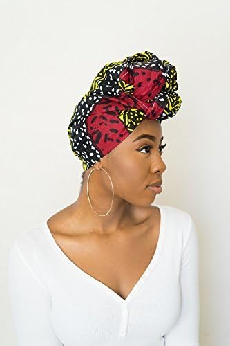 African head wrap for women, Mudcloth Print