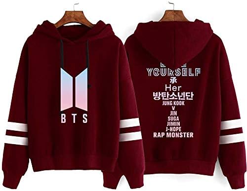 bts red sweatshirt