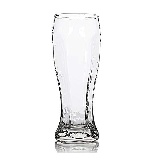 image for LUXU Beer Glasses for Pilsner 16oz Crystal Craft Wheat Beer Glasses Be