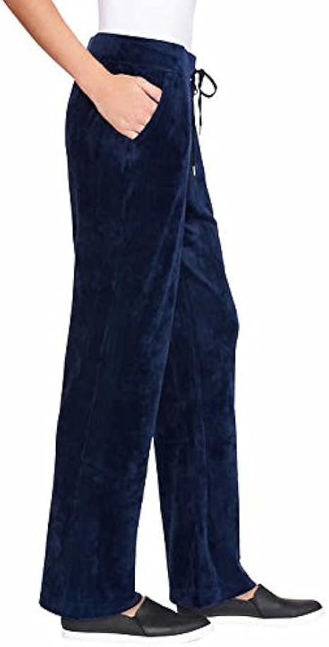 gloria vanderbilt velour pants