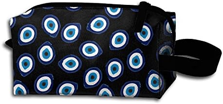 Evil Eye Teardrops Travel Cosmetic Bag Portable Organizer Multifuncition Handbag