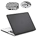 Matte Hard Case for MacBook Pro (Retina, 13-inch, Late 2012 to Early 2015), A1425/A1502, LENTION Plastic Shell Case with Rubber Feet for Mac Book, with Anti-Dust Plugs and Keyboard Cover (Black)