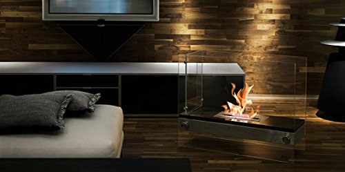 A Free Standing Ventless Fireplace