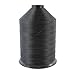 SGT KNOTS #138 Polyester Bonded Sewing Thread for Stitching Gear & Clothes, Crafts (16oz Spool, Black)