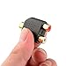 Cable Matters 5-Pack Gold Plated 3.5mm Stereo Jack to 2-RCA Coupler
