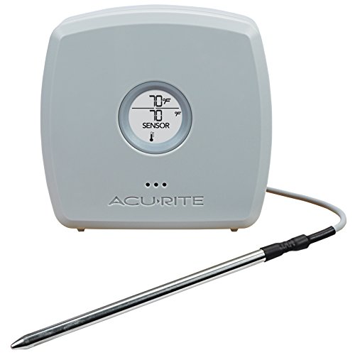 AcuRite 06065M Room Temperature & Humidity Monitor with Liquid & Soil Temperature Sensor
