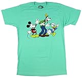 Disney Donald Duck Mickey Mouse Goofy Group Walk T-shirt