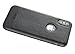iPhone X Case, iPhone 10 Case, Obaska Leather Thin Slim Fit Cover Flexible Soft Shell [Support Wireless Charging] [Anti Scratch] [Shockproof] for Apple iPhone X / iPhone 10 - Black