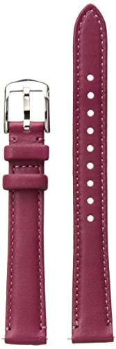 Fossil S141167 14mm Leather Calfskin Purple Watch Strap