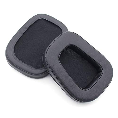 QUICATCH Compatible for Logitech G933 G633 Surround Gaming Headphones Replacement Earpads Earmuff Soft Foam Earbuds Black 1Pair