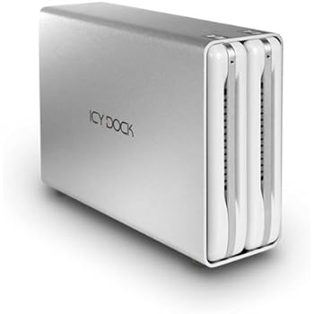 ICY DOCK Tool-less 3.5" SATA III HDD USB 3.0 External RAID Drive Enclosure - ICYRaid Dual Bay MB662U3-2S R1