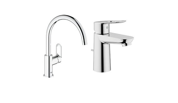 Grohe StartLoop - Monomando de fregadero, caño alto (1/2