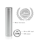 Platinum - Elivebuy® 2600mah Portable External Battery Pack Charger Power Bank for Motorola Moto X; Apple Iphone 5s 5c 4s 4 ; Samsung Galaxy S4 S3 S2; Google Nexus 5 4; HTC One ; Motorola Moto X - Retail Packing