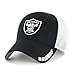 OTS NFL Oakland Raiders Men's Hursh Center Stretch Fit Hat, Team Color, Large/X-Large