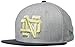 New Era NCAA Notre Dame Fighting Irish Bind Back 9Fifty Snapback Cap, Medium/Large, Gray