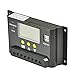 ETvalley 30A Solar Charge Controller Regulator 12V/24V 360W/720W PWM Intelligent Adapter Charge Controller with LCD Display, USB Ports, Wi-Fi Hotspot