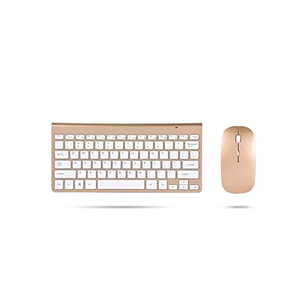 Junluck-Ultra-Slim-Wireless-Keyboard-and-Mouse-Combo-24Ghz-Gaming-Keyboard-and-Mouse-Kit-Compact-Computer-Keyboard-with-USB-Receiver-for-PC-Gamers-Laptop-Desktop-Plug-and-Play-WaterproofGold Junluck Ultra-Slim Wireless Keyboard and Mouse Combo 2.4Ghz Gaming Keyboard and Mouse Kit Compact Computer Keyboard with…