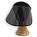 Solar Face Shield Sun Visor Hat Black Full Face Sun Protection UPF 50 Post Peel Face Protector Sun Shield