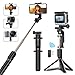 Selfie Stick Tripod, Matone Bluetooth Selfie Stick with Tripod Stand and Detachable Remote, Extendable Monopod for iPhone X/XS Max/XR/8 Plus/7/6S Plus, Galaxy S9/S9 Plus/S8, GoPro & Action Cameras