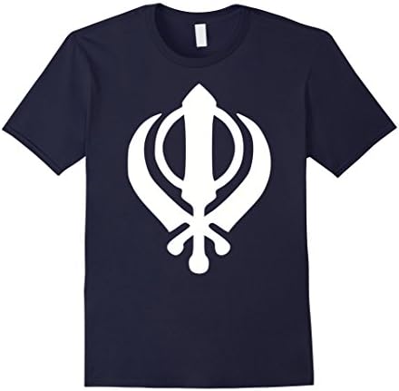 Mens Khanda T-Shirt Small Navy