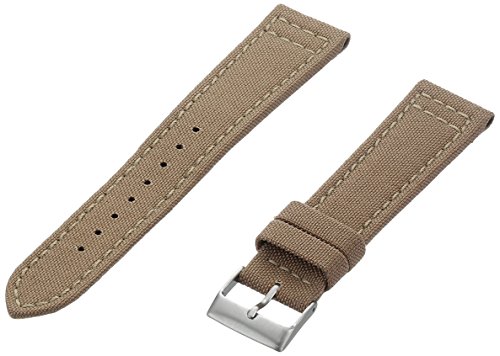 Hadley Roma MS850 22mm Sand Genuine Cordura Fabric Stitched Mens Watch Band