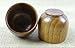 Moyishi Top-Grade Natural Solid Wood Wooden Tea Cup Wine Mug 50ml, Set of 4