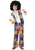 Big Boys' Hippie Costume Medium