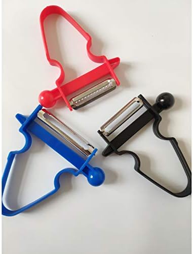 HSke 3pcs Set Magic Trio Peeler Slicer Shredder Julienne Multifunction Vegetable Fruit Potato Cutter Zesters Kitchen Tools (3pcs)